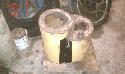 Decided to make an aluminum metal casting furnace to make the casings.    2011-10-02 08:54:01