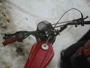Honda motorcycle photograph