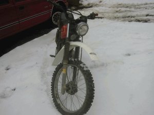 Honda motorcycle photograph