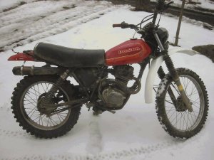 Honda motorcycle photograph