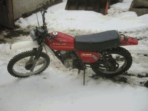 Honda motorcycle photograph