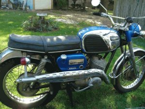 Yamaha motorcycle photograph