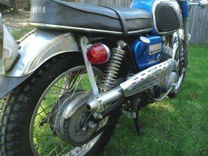 Yamaha motorcycle photograph