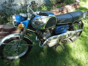 Yamaha motorcycle photograph