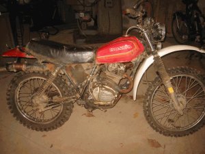 Honda motorcycle photograph