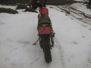 Honda motorcycle photograph