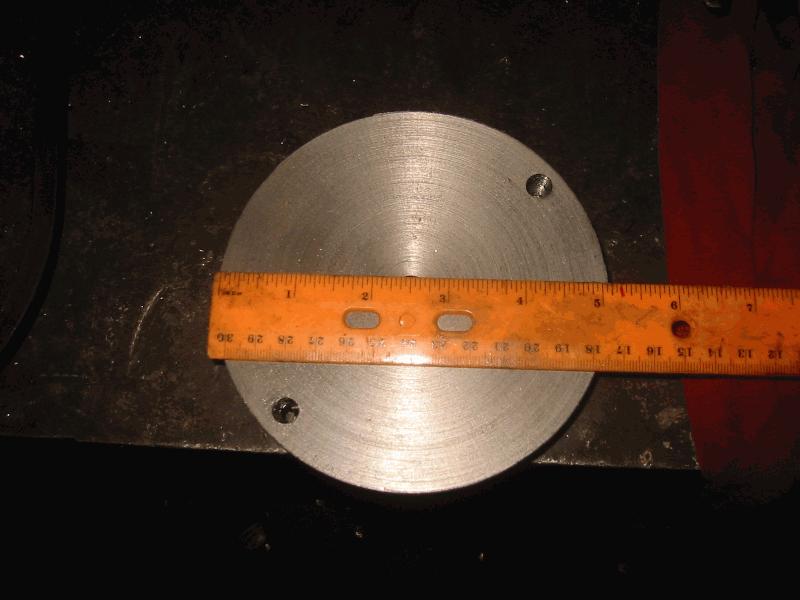 First one done, 5" diameter
