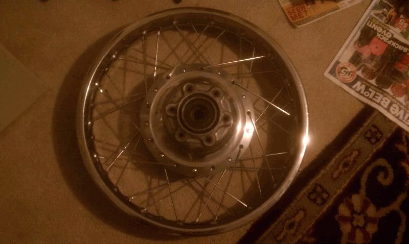 Laced and ready for truing