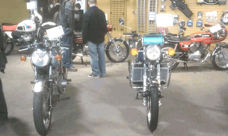 Front view at show.