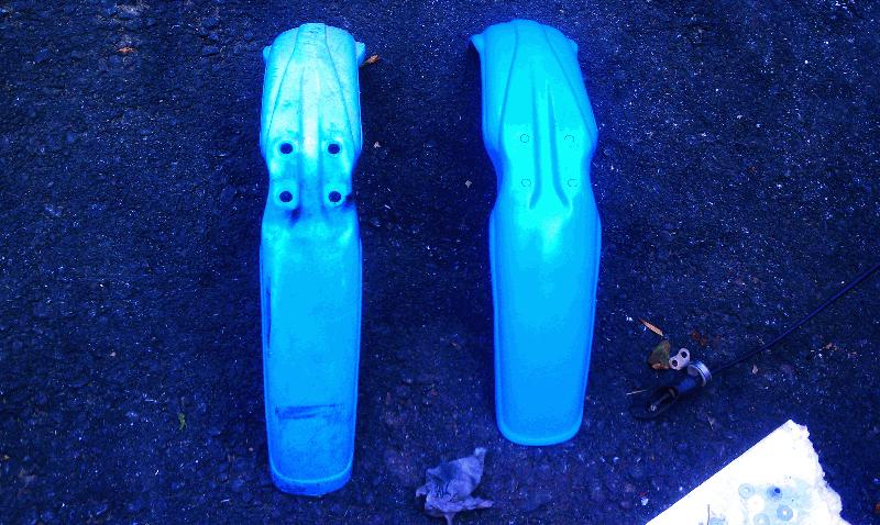 Matching the fenders up for holes