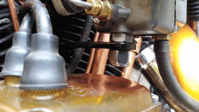 Carb bracket bottom bolt.