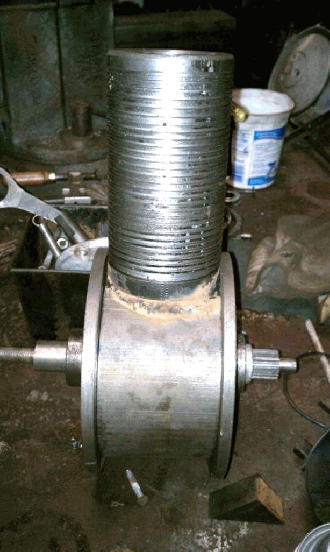 Cylinder added to block.