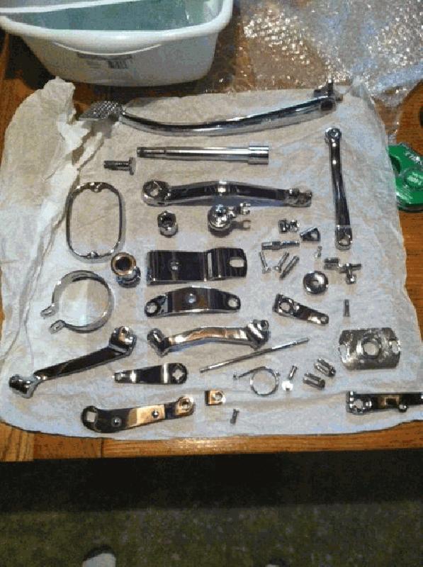 Parts chromed