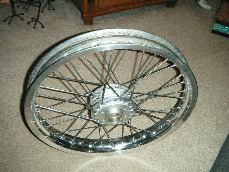 Replaced rim.