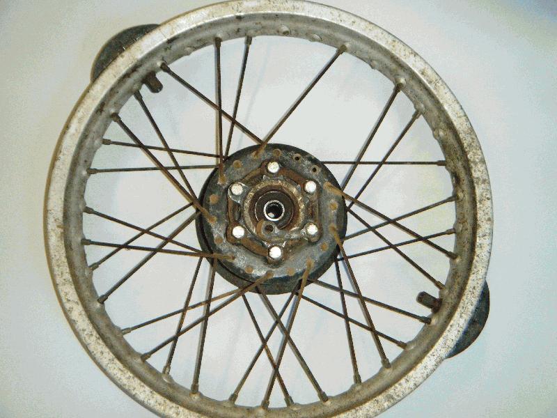 Rear Rim, notice different hub side diameters