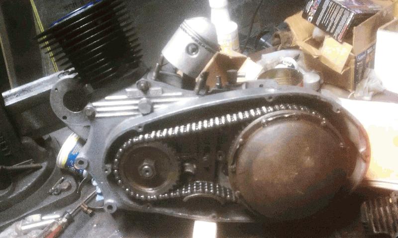 Front Piston and cylinder on.