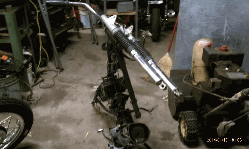 front wheel off
