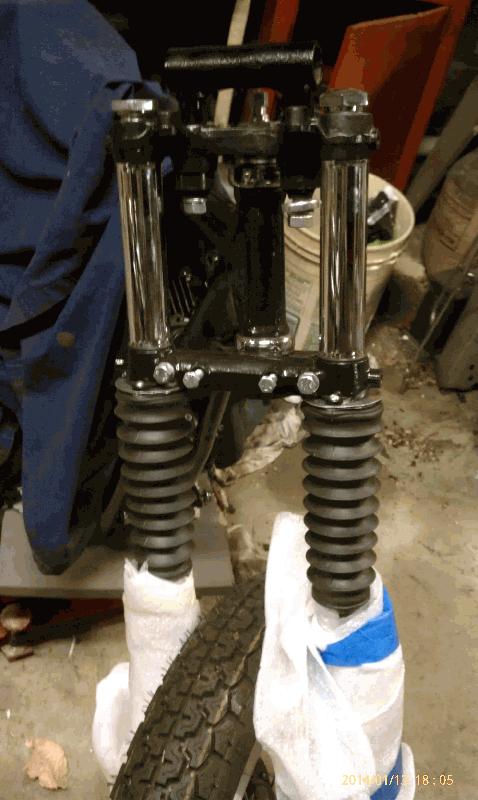 Rubber boots on