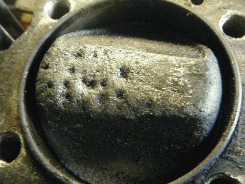 Cleaned up piston