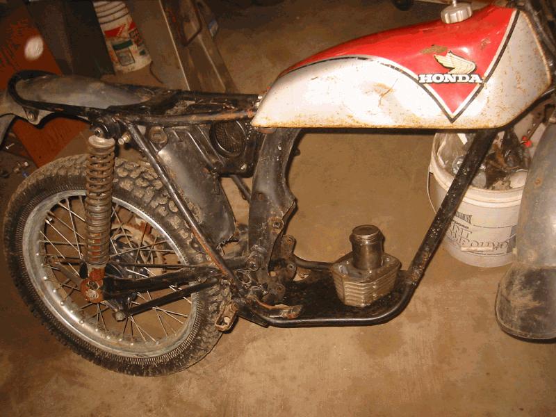 Power sprayed the frame, will get it ready for painting.