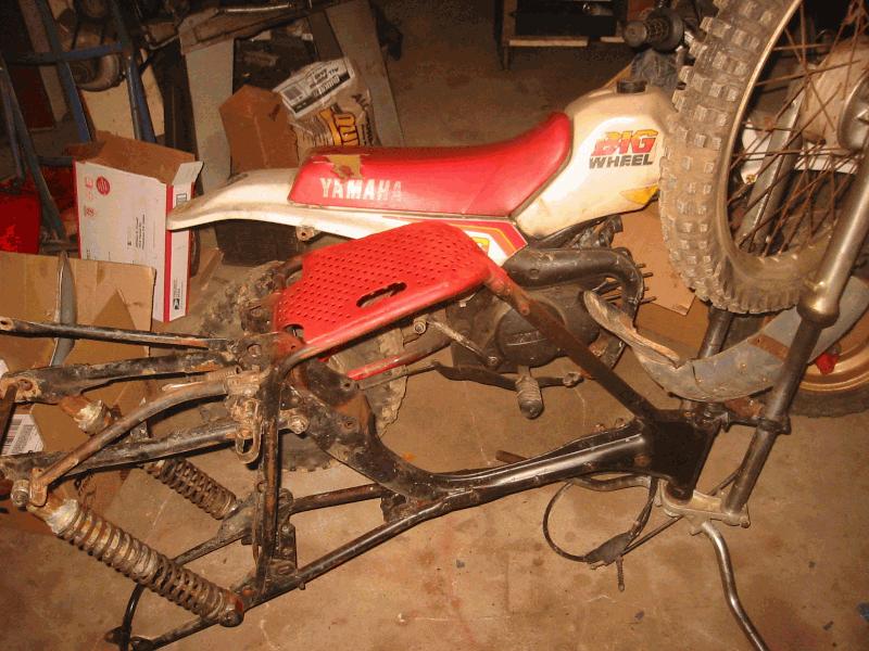 Started on the frame, banged out the skid plate.