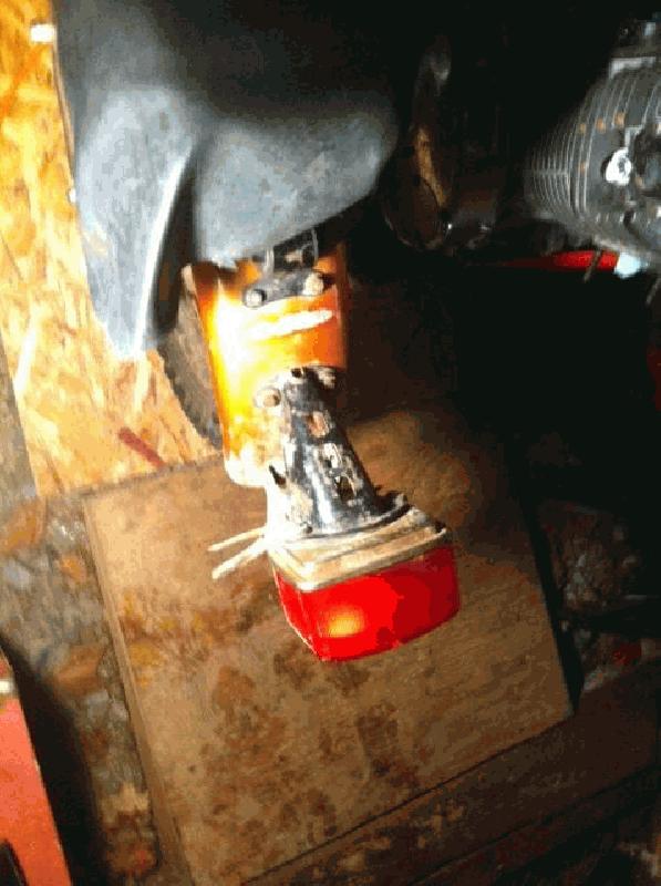 More views of tail light.