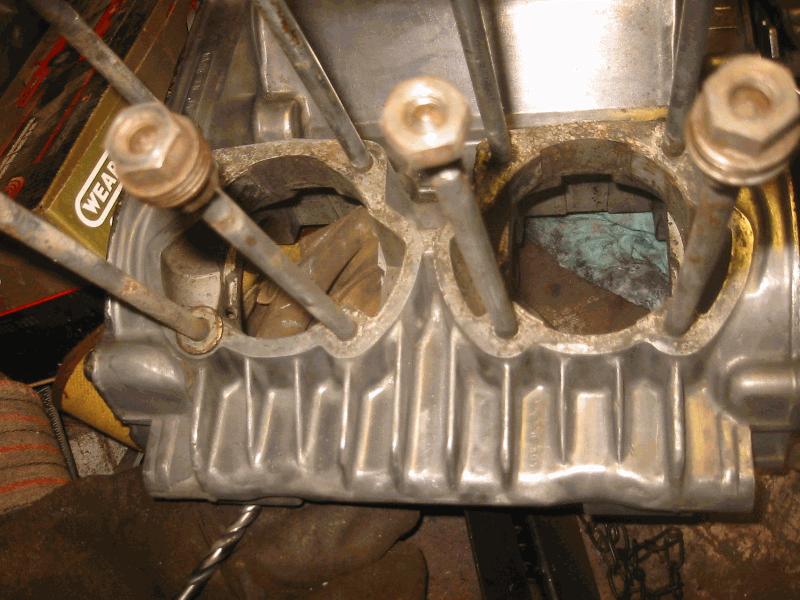 Front of Top Casing with beginning polish started.
