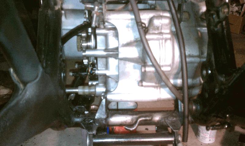 Rear of engine, still some more to go and painting to do.