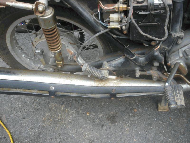 Mufflers a little rusty.