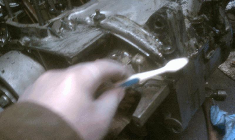 cleaning off crappy paint.
