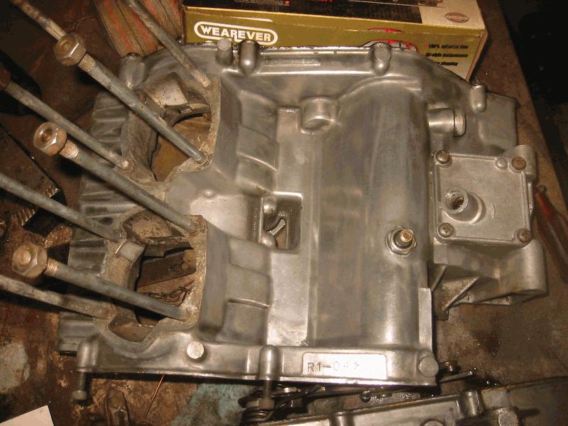Top casing with a lot of polishing already done.