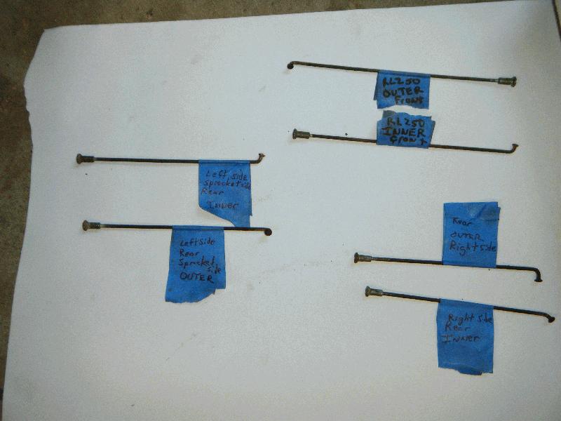 Spokes Tagged for Replacement