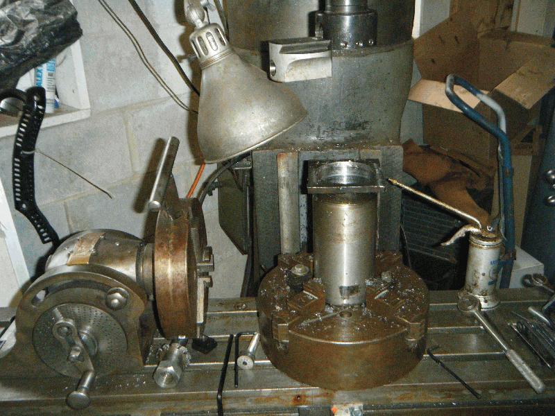 Trying to bore a cylinder on a bridgeport mill.... Too much chatter...