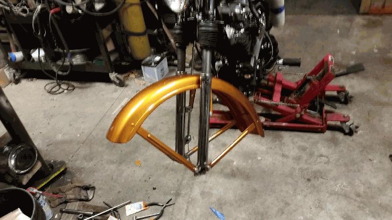 Fender mounted