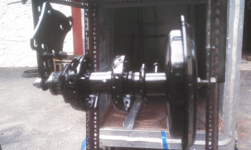 Hubs powder coated the second time.