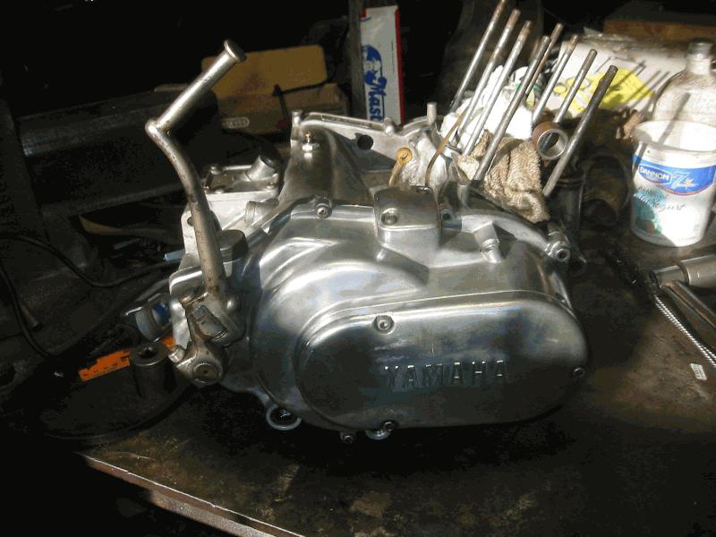 Clutch on, casing on.