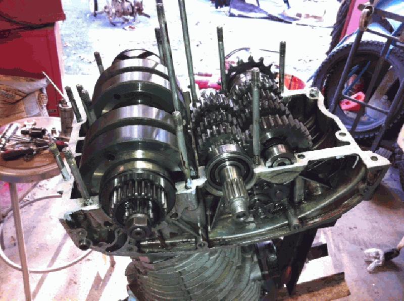 Did not want to take entire top end apart. Went in from the bottom.