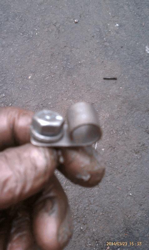 Oil Tube Clamp, Stainless Steel
