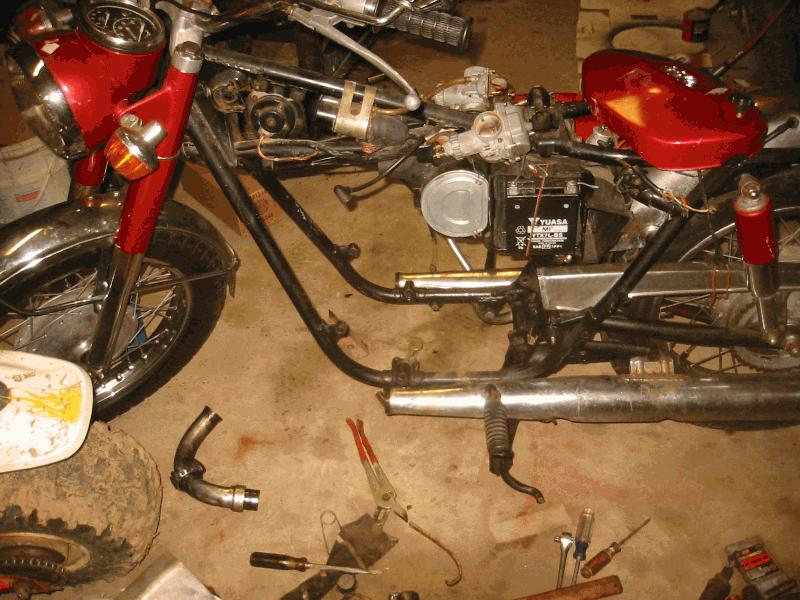 Engine Off. Everything was there, no mssing parts.