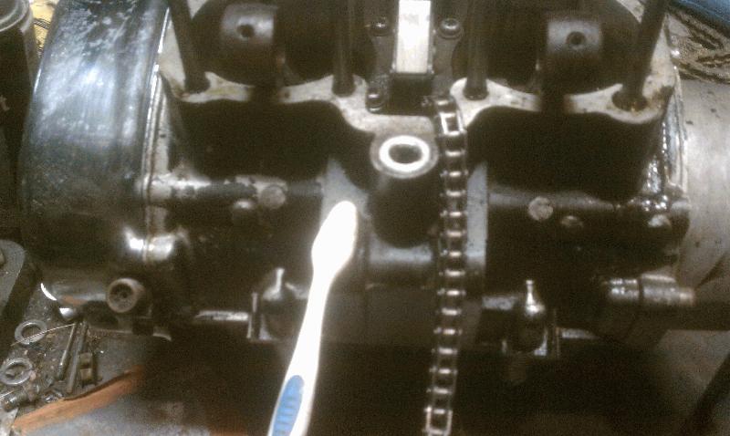 front of engine
